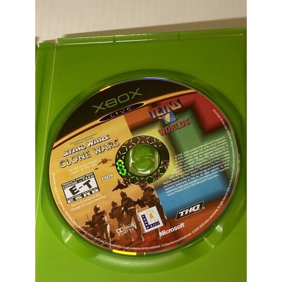 Star Wars The Clone Wars + Tetris Worlds (Original Xbox) CIB COMPLETE & TESTED - Picture 5 of 8